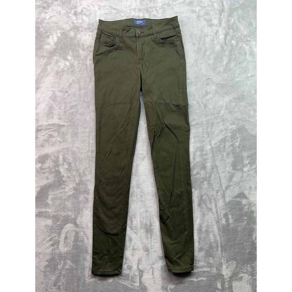 Old Navy Rockstar Womens Sz 2 Tall Designer Jeans Green Skinny Stretch Ladies